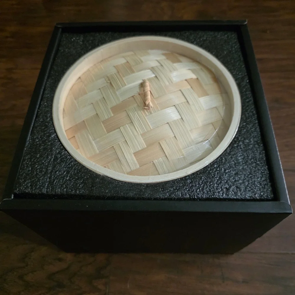 2026 Bamboo Steamer Basket 2 Tier with Lid and Mesh Liners New in Box